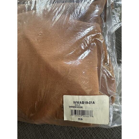WeWoreWhat Oversized Hoodie Womens Sweatshirt Color Gold Size Xsmall - Picture 7 of 7